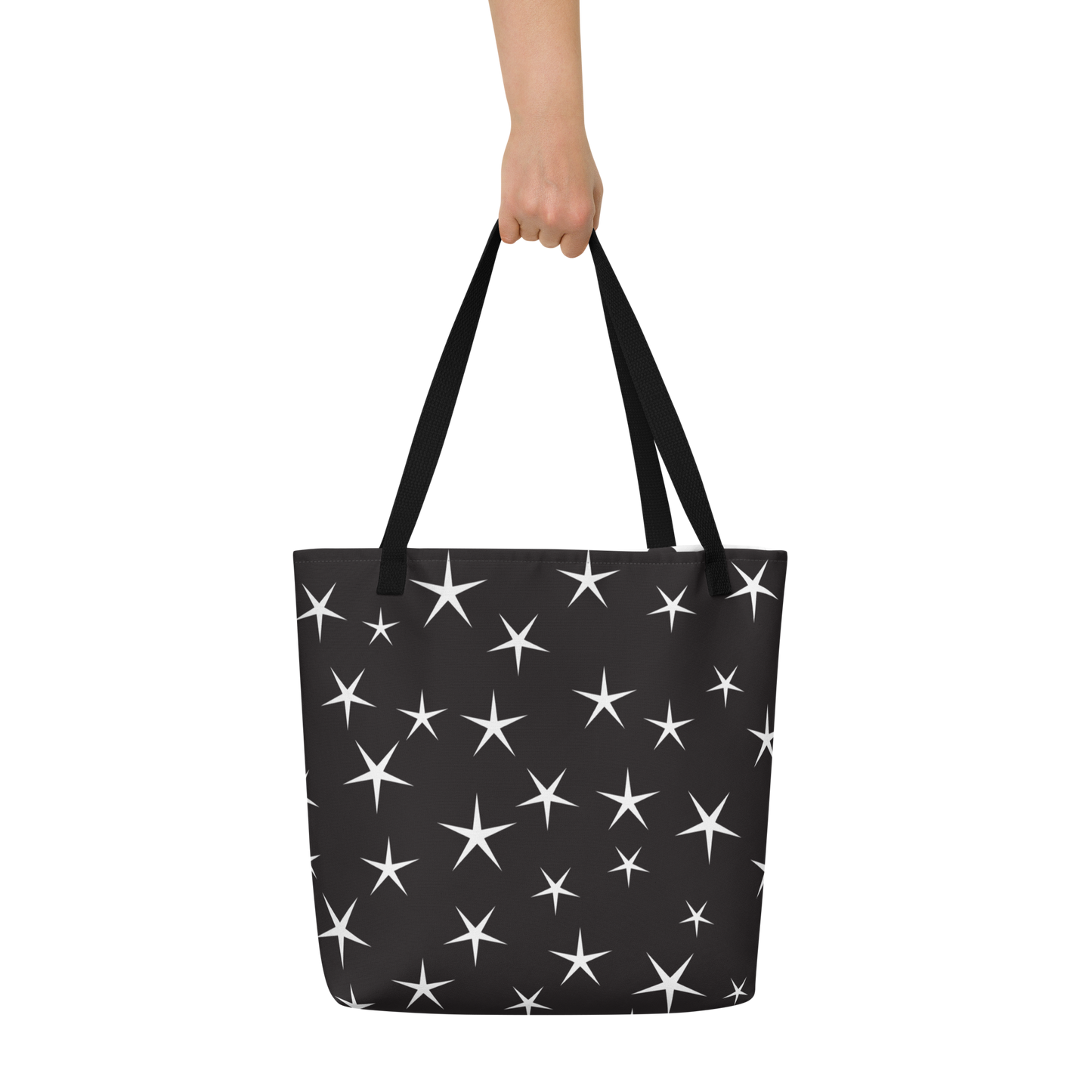 Starry Night All-Over Print Large Tote Bag