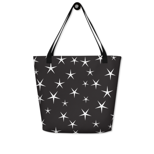 Starry Night All-Over Print Large Tote Bag