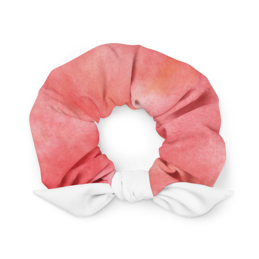 Cloudy Pink Recycled Scrunchie