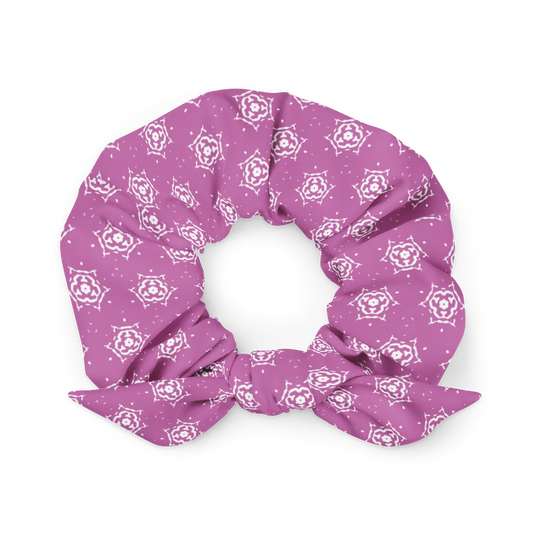 Pink Starred Recycled Scrunchie