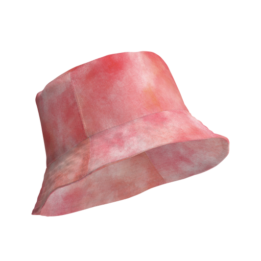 Cloudy Pink Reversible bucket hat