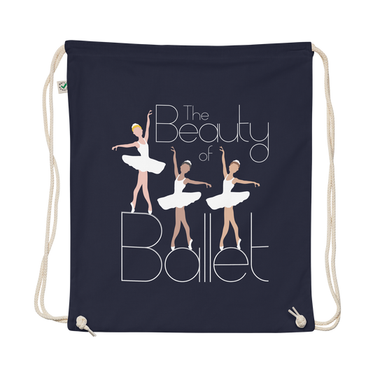 The Beauty of Ballet Organic cotton drawstring bag